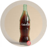 Modelado 3D de una botella de Nuka Cola